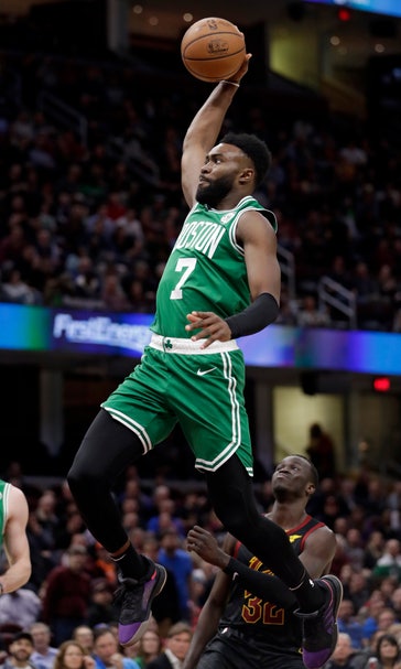 Tatum scores 25, Irving-less Celtics down Cavaliers 103-96